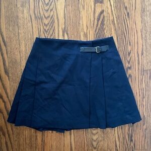 UNIQLO Navy Blue Pleated Skirt Size 2